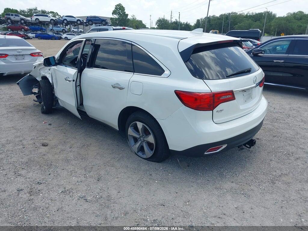 5FRYD3H28GB016200 2016 ACURA MDX photo no. 3