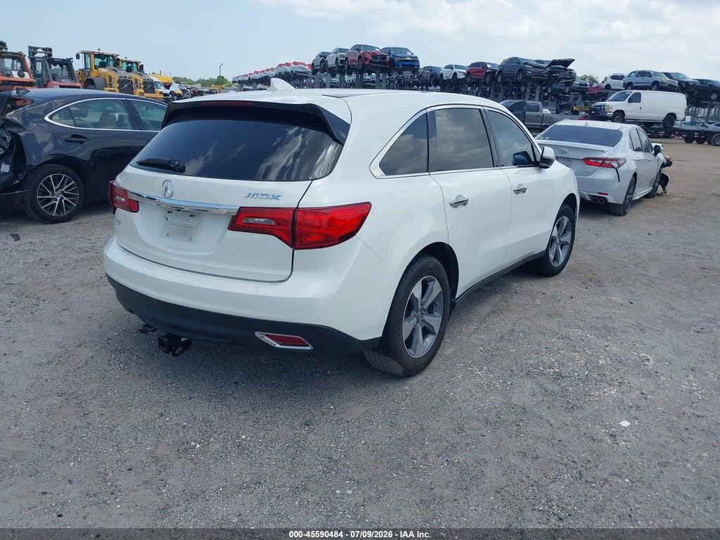 5FRYD3H28GB016200 2016 ACURA MDX photo no. 4