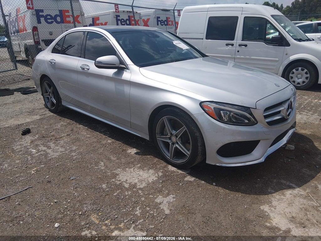 55SWF4KB9GU139147 2016 MERCEDES-BENZ C 300 photo no. 1