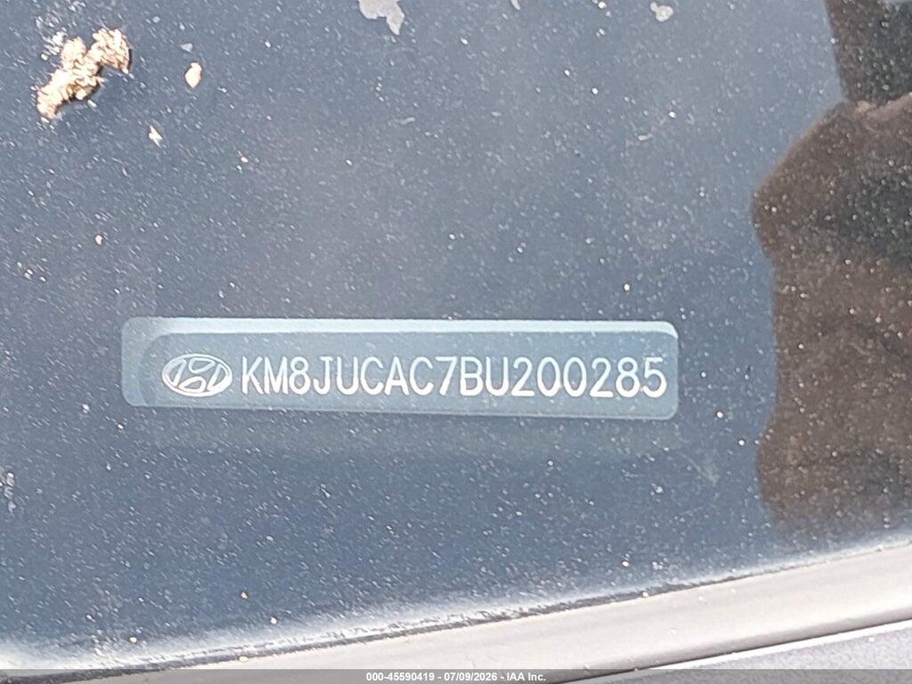 KM8JUCAC7BU200285 2011 HYUNDAI TUCSON photo no. 9