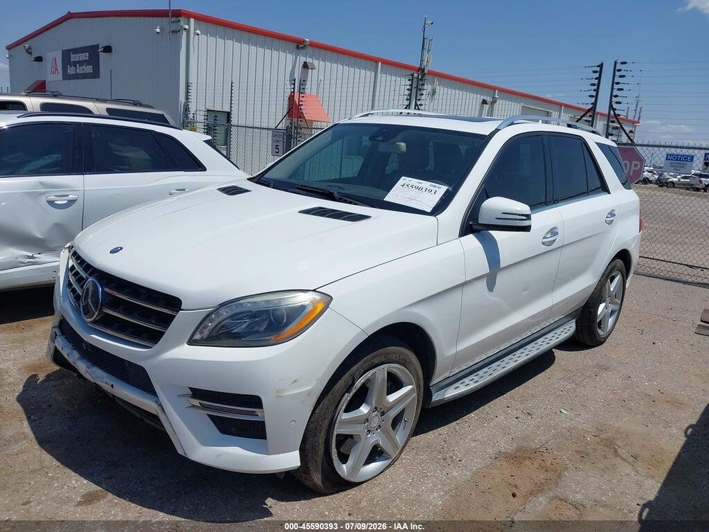 4JGDA7DB9EA394923 2014 MERCEDES-BENZ ML 550 photo no. 2