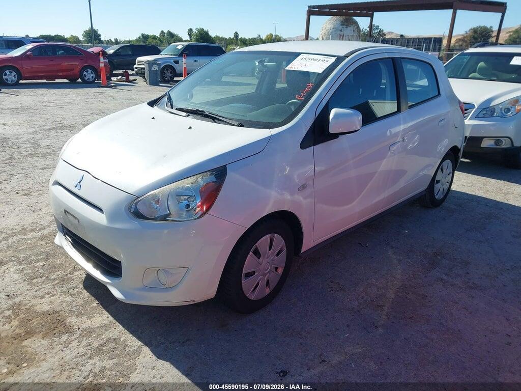 ML32A3HJ9FH040529 2015 MITSUBISHI MIRAGE photo no. 2