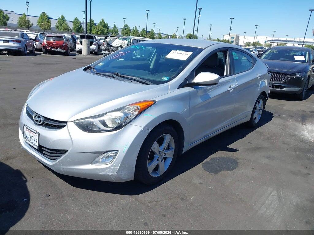 KMHDH4AE4CU330163 2012 HYUNDAI ELANTRA photo no. 2