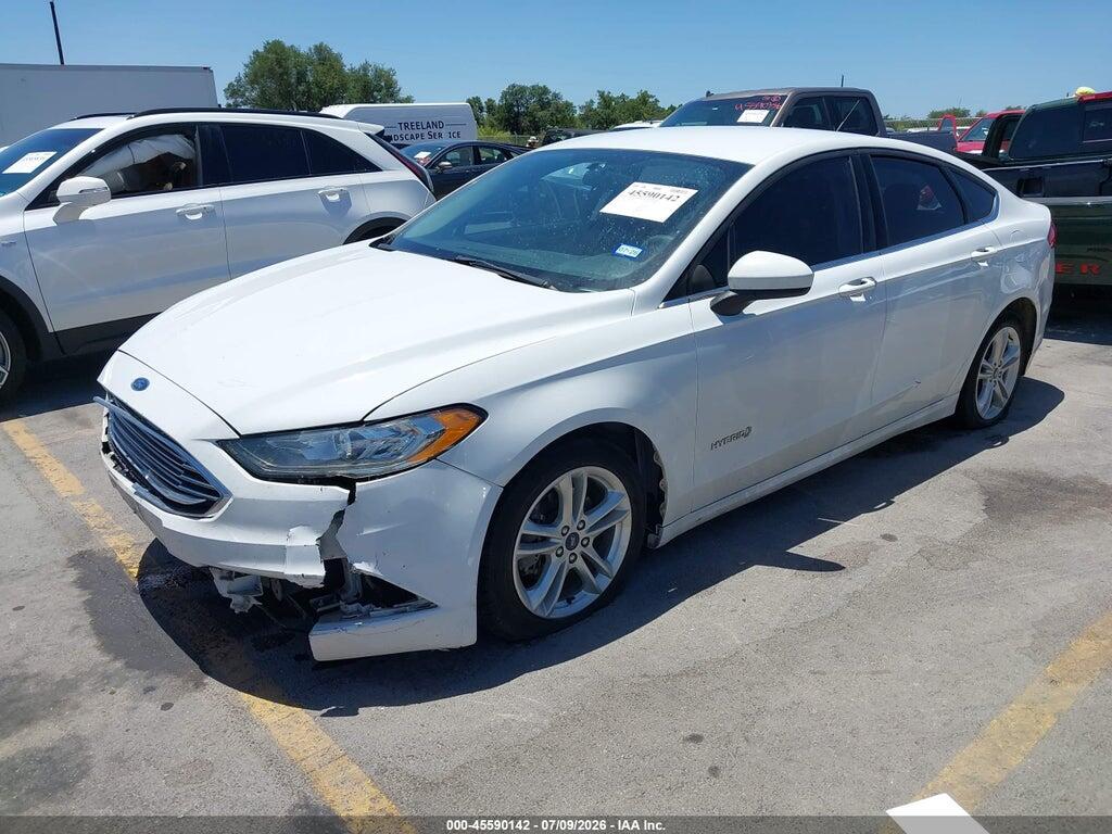 3FA6P0LU6JR274413 2018 FORD FUSION HYBRID photo no. 2