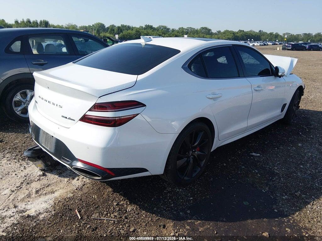 KMTG54TE0NU090332 2022 GENESIS G70 photo no. 4
