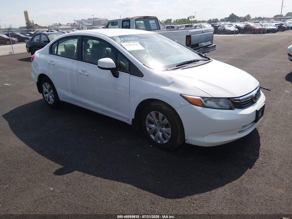 19XFB2F57CE089662 2012 HONDA CIVIC photo no. 1