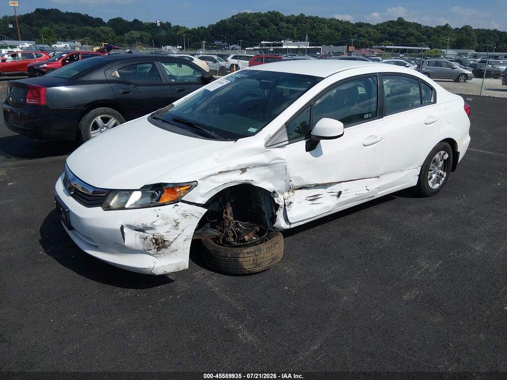 19XFB2F57CE089662 2012 HONDA CIVIC photo no. 2