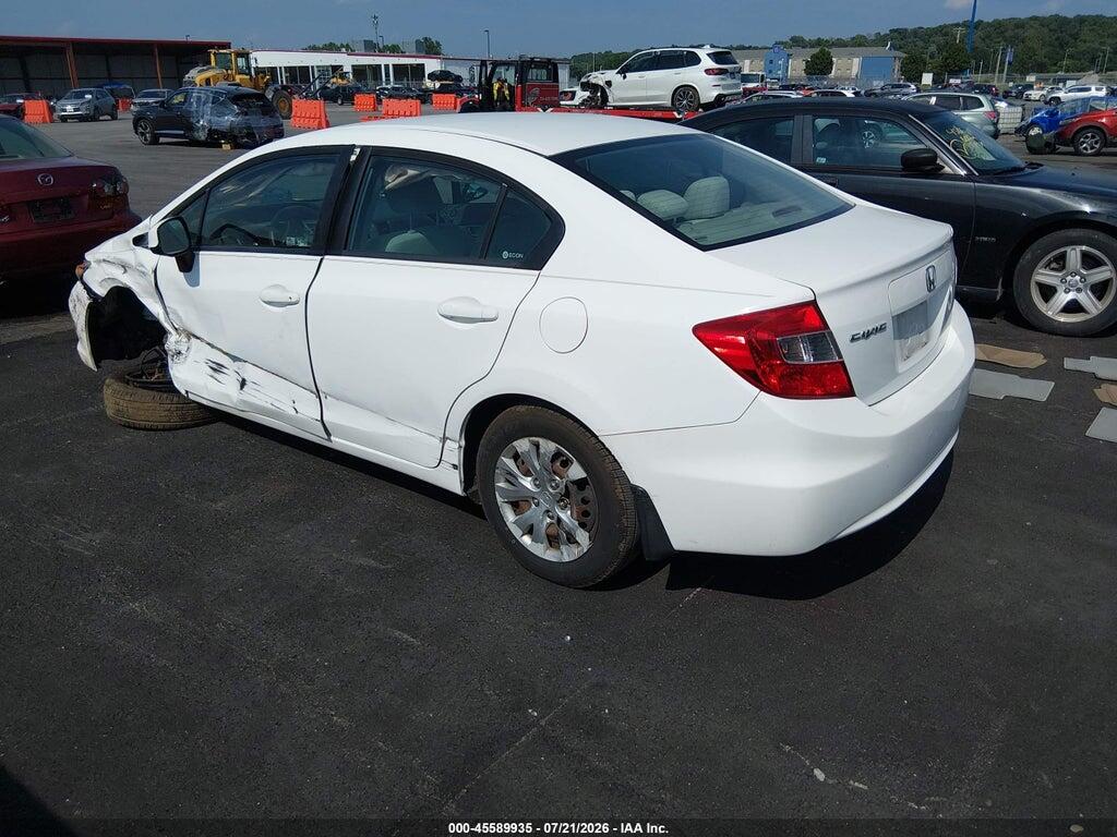 19XFB2F57CE089662 2012 HONDA CIVIC photo no. 3