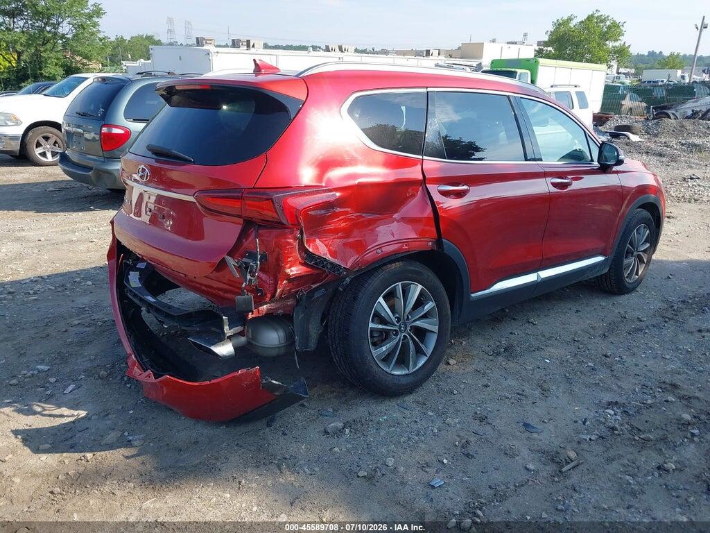 5NMS53ADXKH011829 2019 HYUNDAI SANTA FE photo no. 4