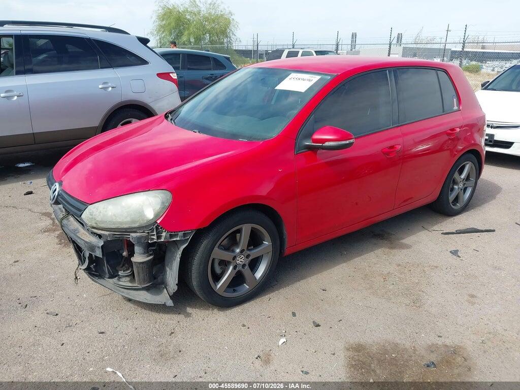 WVWDB7AJ3CW282602 2012 VOLKSWAGEN GOLF photo no. 2