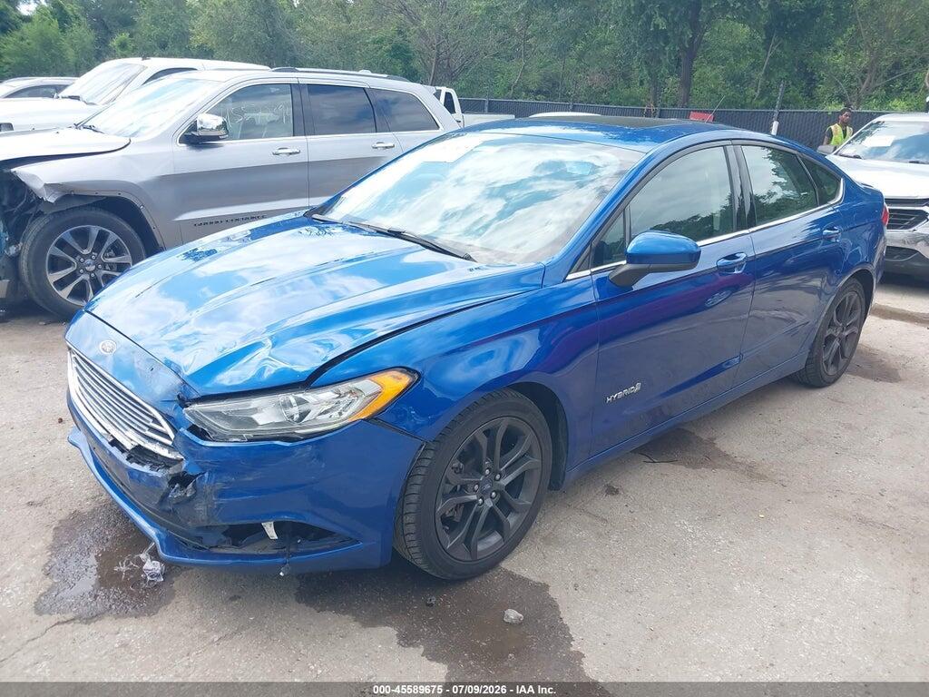 3FA6P0LU4JR169210 2018 FORD FUSION HYBRID photo no. 2