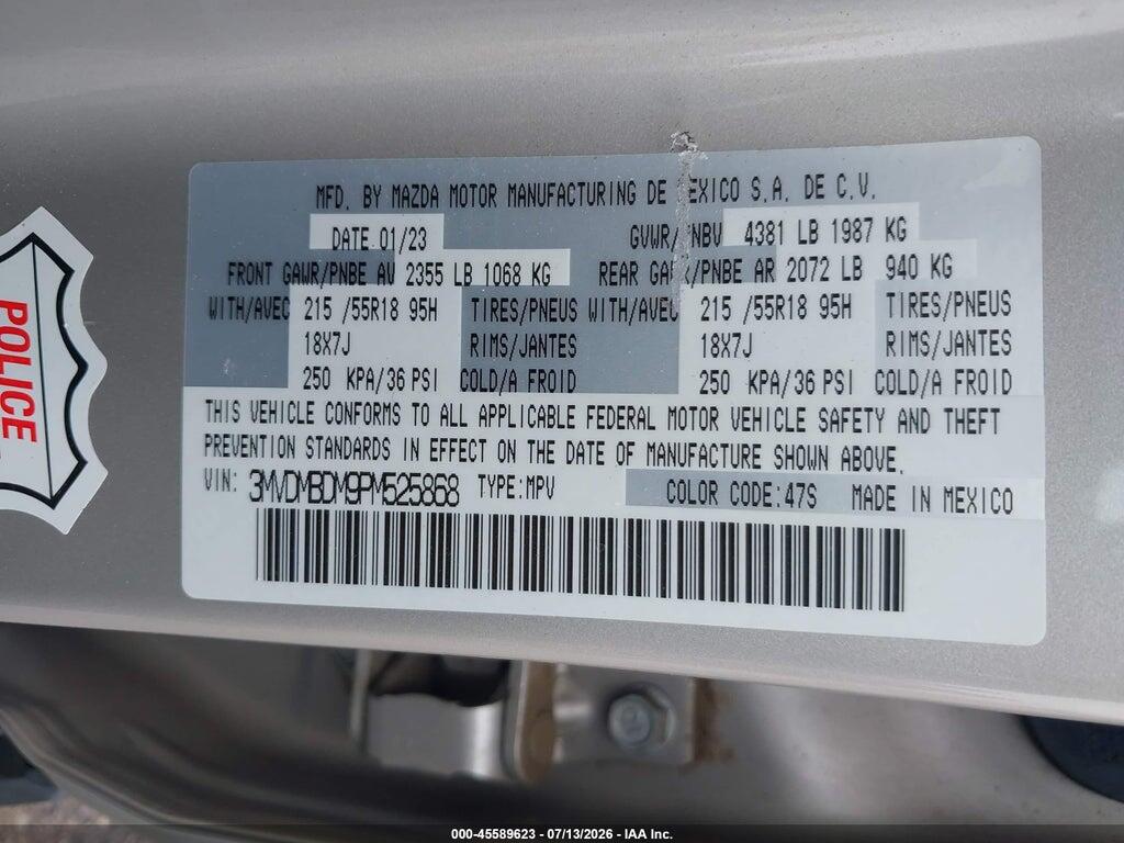 3MVDMBDM9PM525868 2023 MAZDA CX-30 photo no. 9