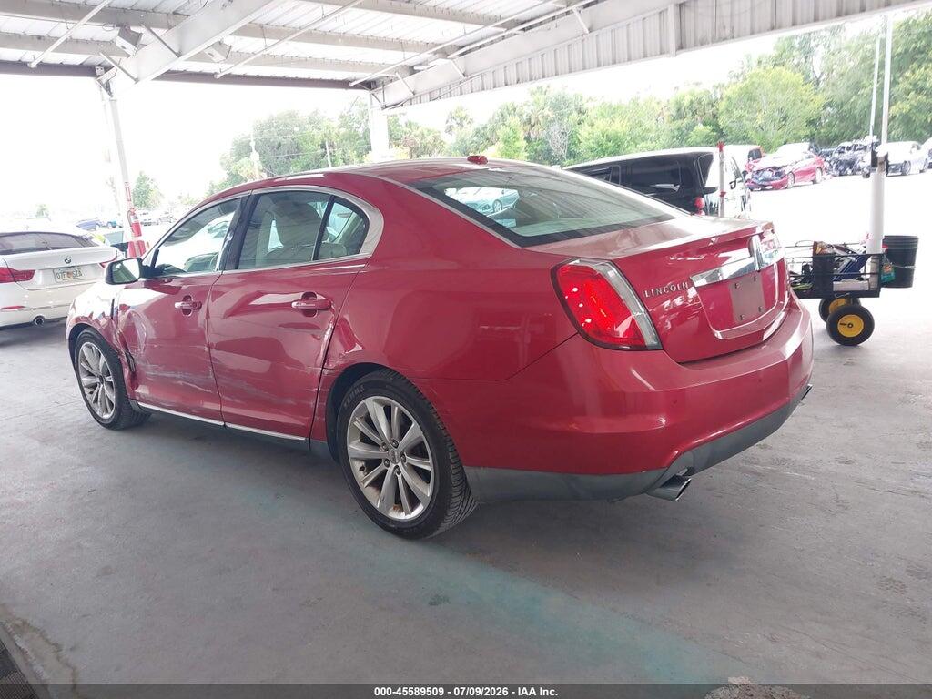 1LNHL9DR5AG608902 2010 LINCOLN MKS photo no. 3