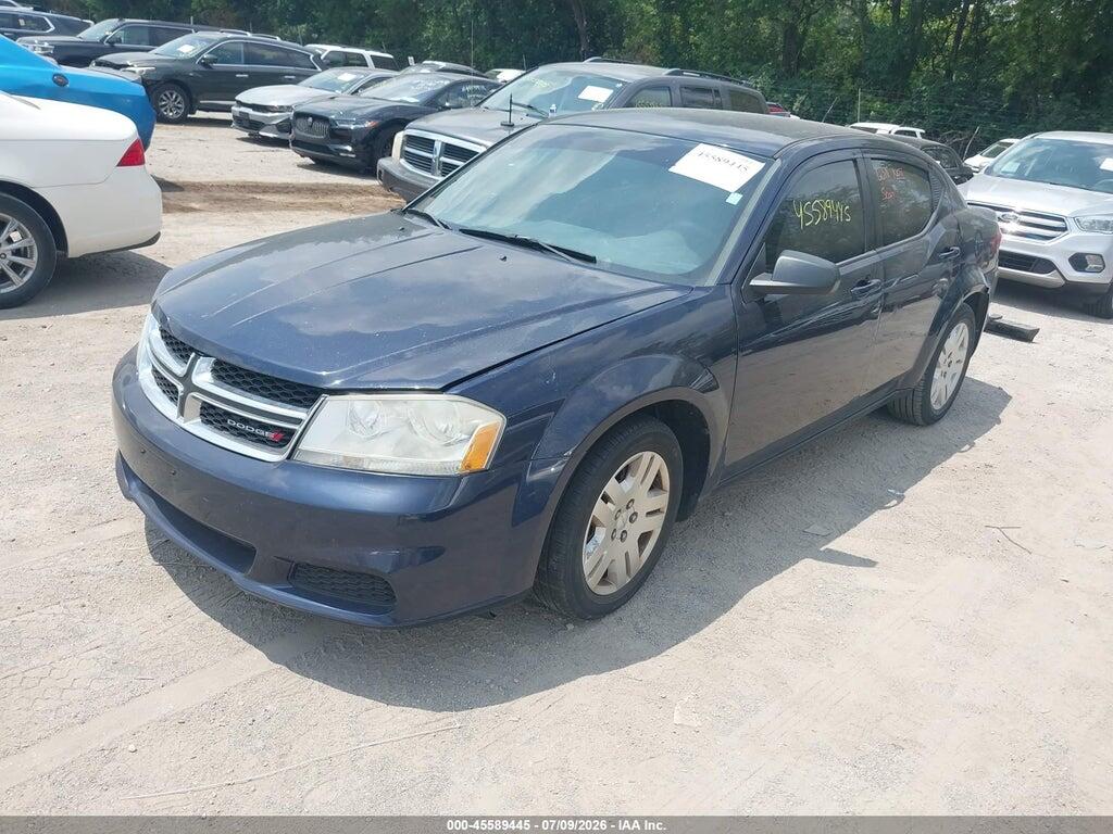 1C3CDZAB4EN117259 2014 DODGE AVENGER photo no. 2