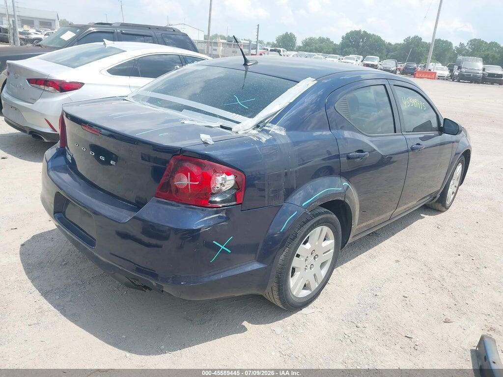 1C3CDZAB4EN117259 2014 DODGE AVENGER photo no. 4