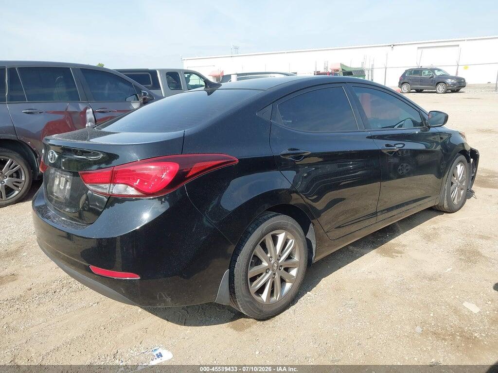 5NPDH4AE7GH653286 2016 HYUNDAI ELANTRA photo no. 4