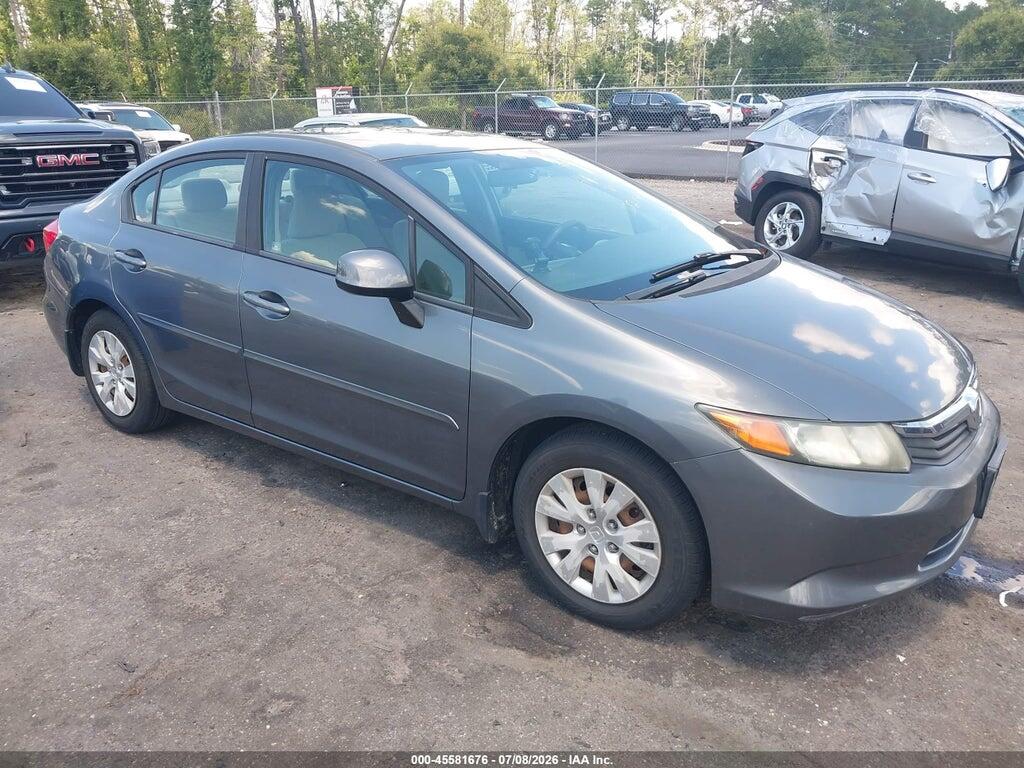 19XFB2F52CE054575 2012 HONDA CIVIC photo no. 1