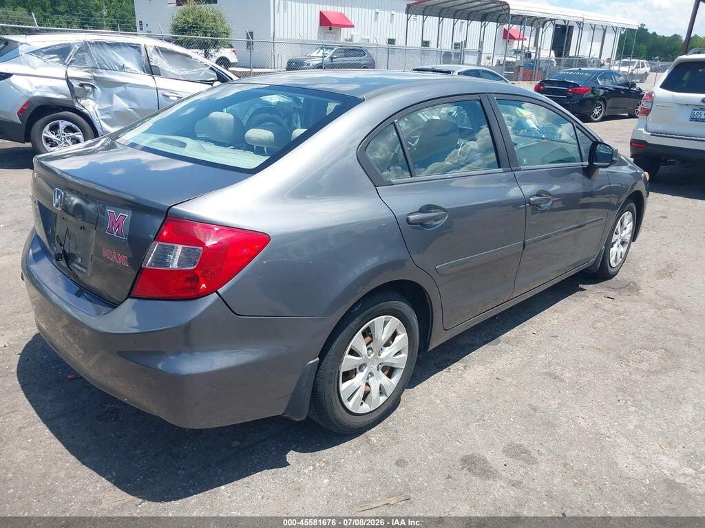 19XFB2F52CE054575 2012 HONDA CIVIC photo no. 4