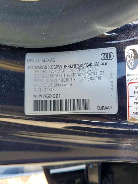 WAUWGAFC9EN021711 2014 AUDI A7 photo no. 12