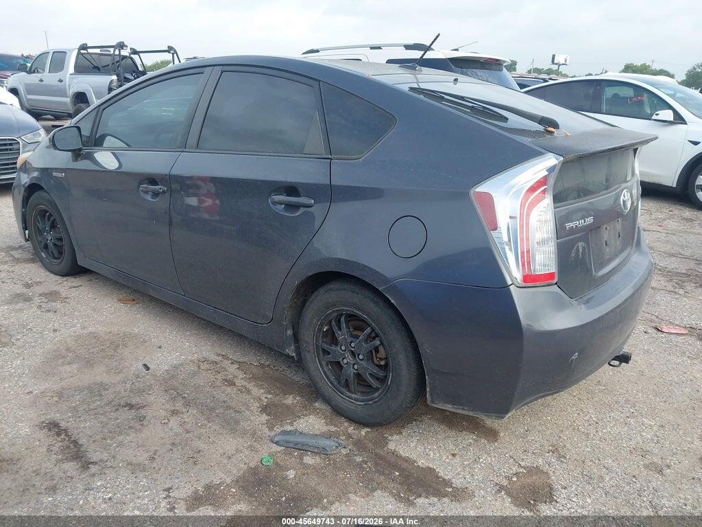 JTDKN3DU2C1489279 2012 TOYOTA PRIUS photo no. 3