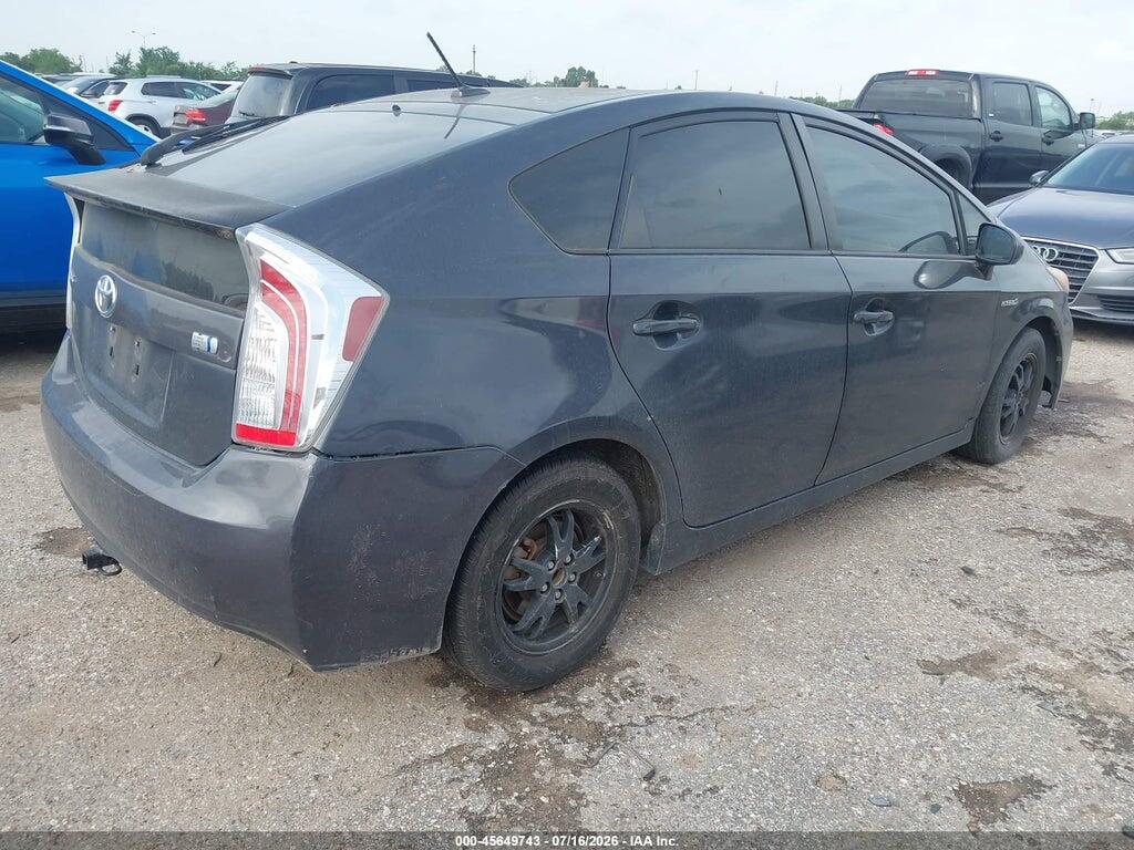 JTDKN3DU2C1489279 2012 TOYOTA PRIUS photo no. 4