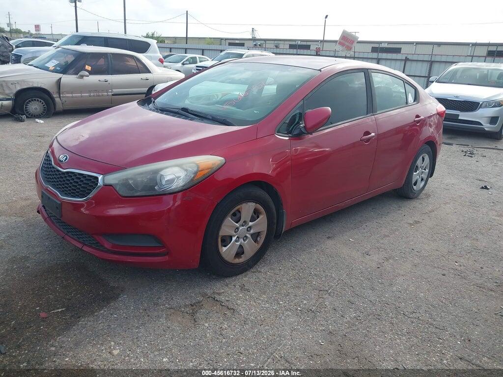 KNAFK4A6XG5595366 2016 KIA FORTE photo no. 2