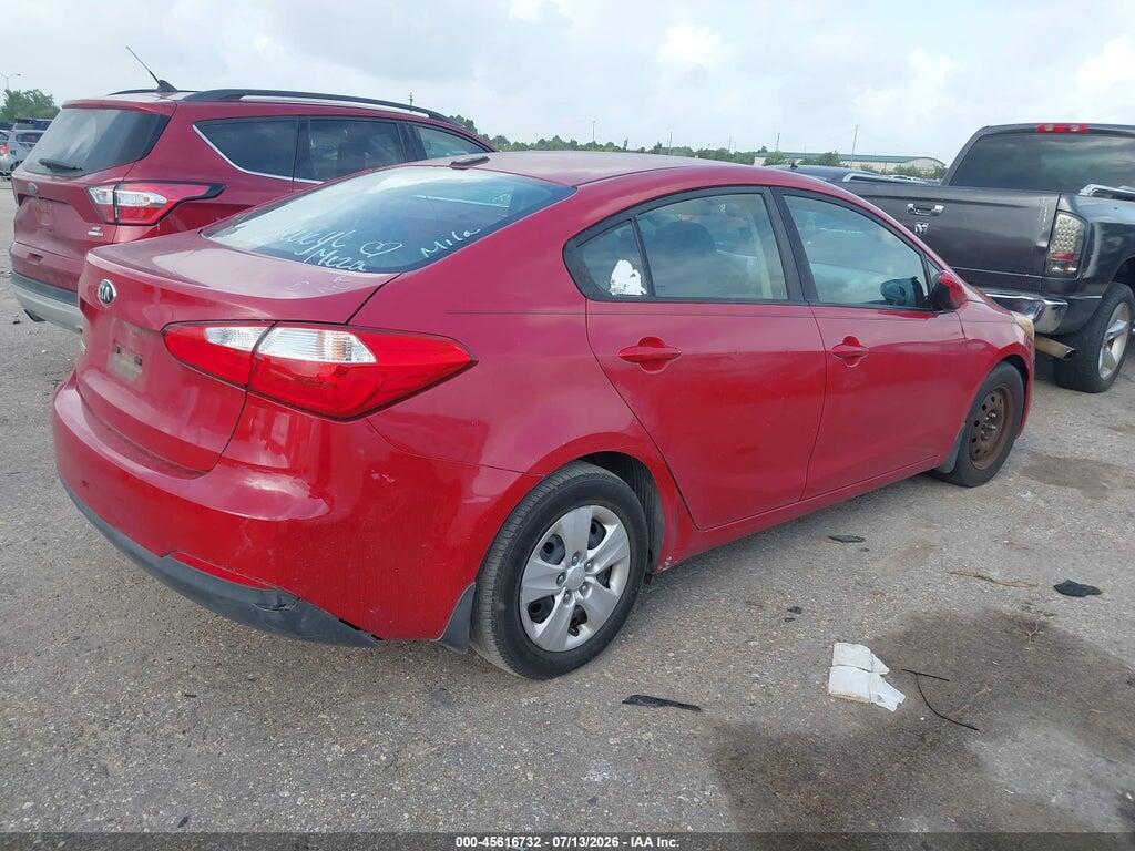 KNAFK4A6XG5595366 2016 KIA FORTE photo no. 4