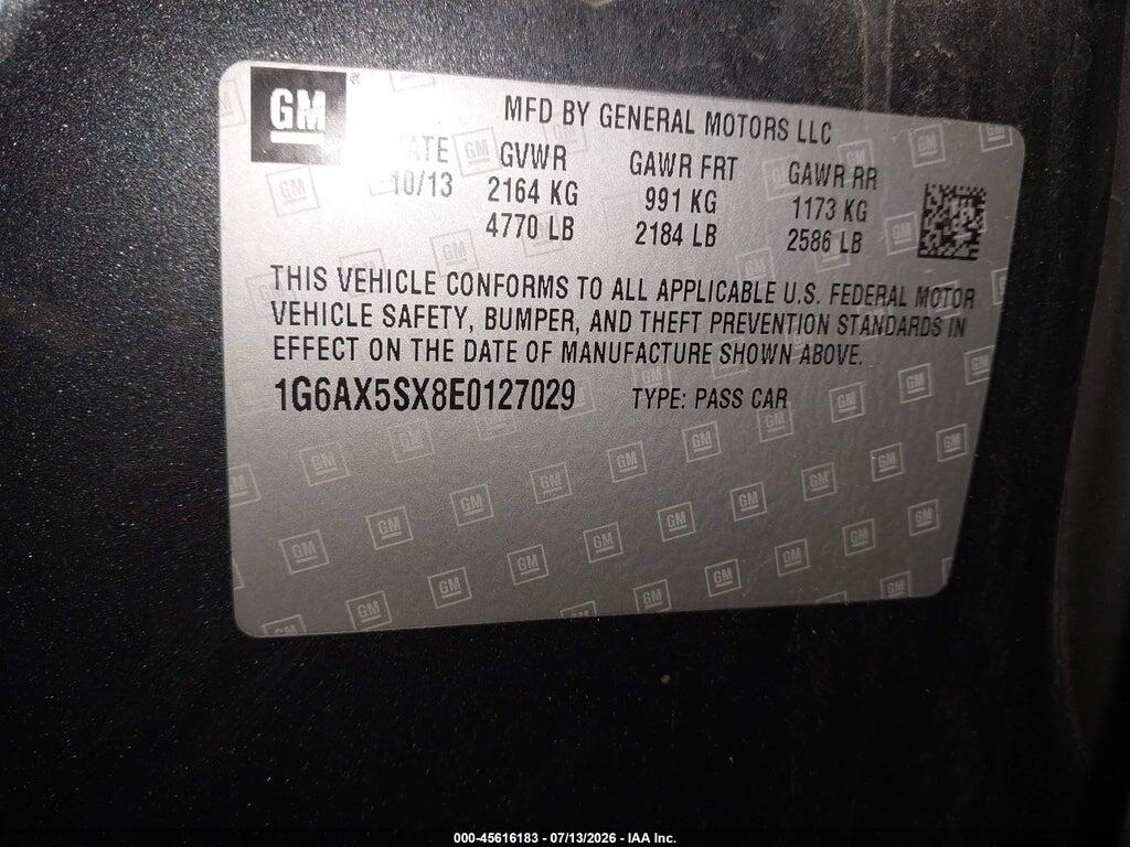 1G6AX5SX8E0127029 2014 CADILLAC CTS photo no. 9
