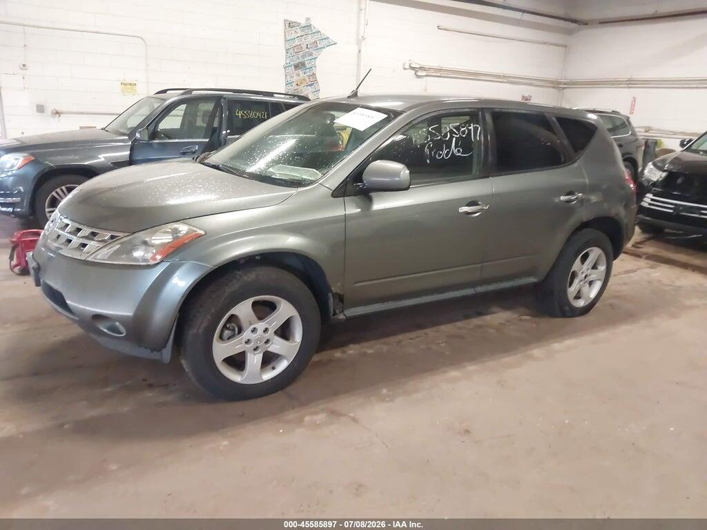 JN8AZ08W35W400209 2005 NISSAN MURANO photo no. 2