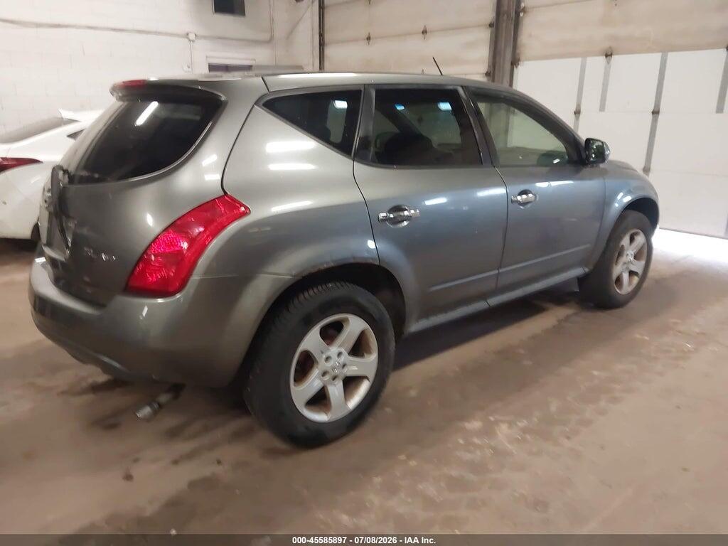 JN8AZ08W35W400209 2005 NISSAN MURANO photo no. 4