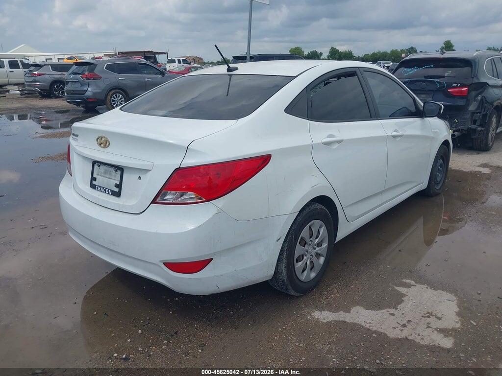 KMHCT4AE3FU825517 2015 HYUNDAI ACCENT photo no. 4