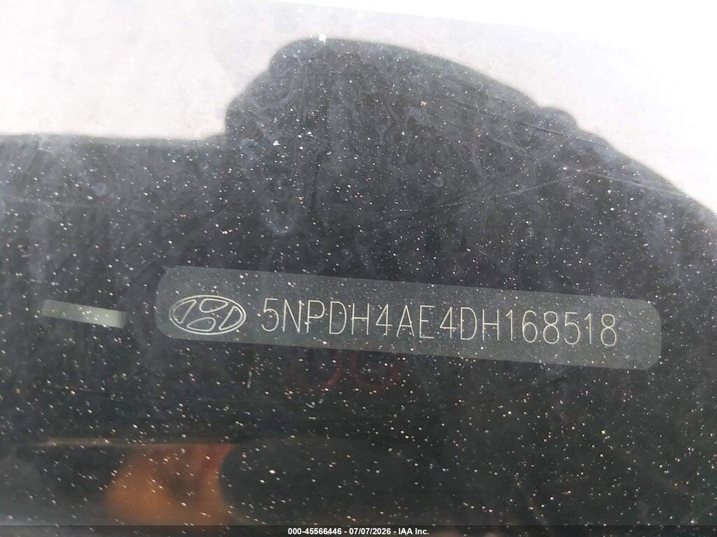 5NPDH4AE4DH168518 2013 HYUNDAI ELANTRA photo no. 9