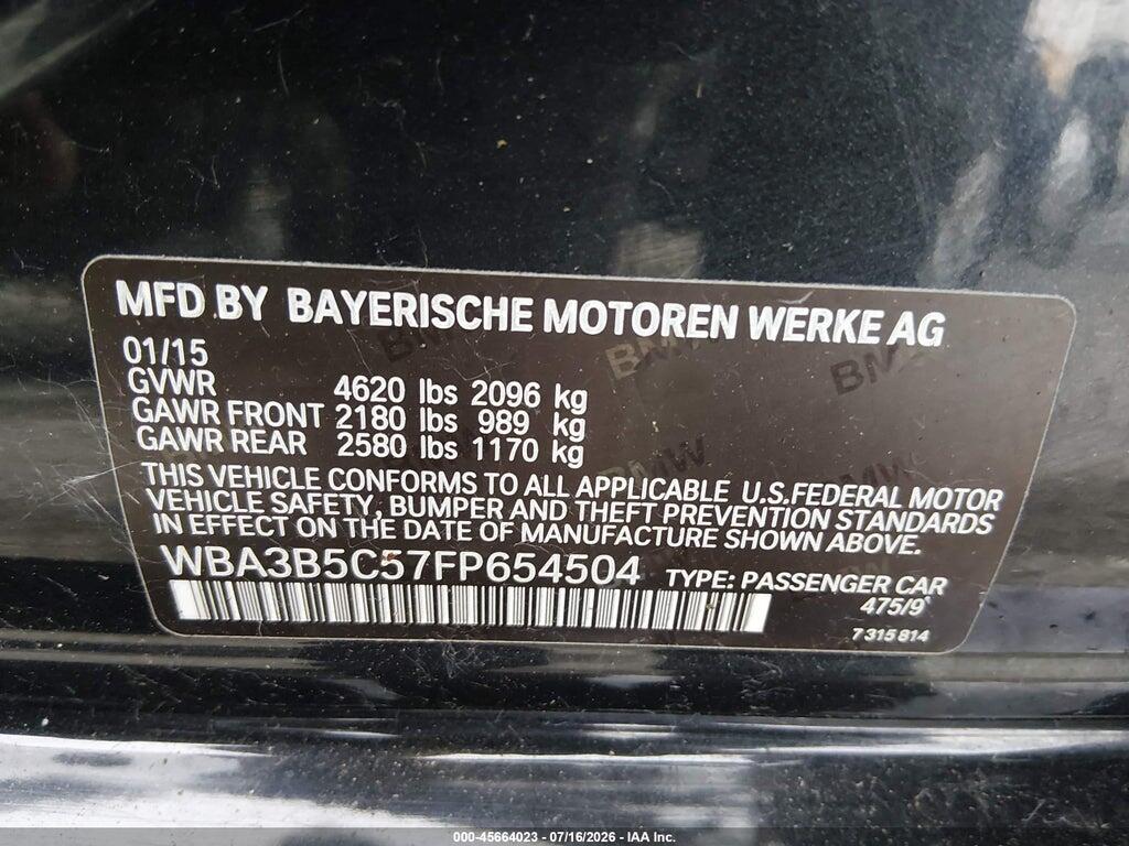 WBA3B5C57FP654504 2015 BMW 328I photo no. 9
