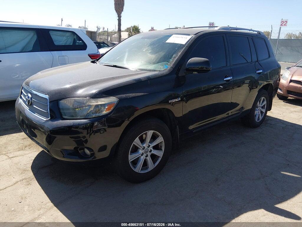 JTEEW44A892029659 2009 TOYOTA HIGHLANDER HYBRID photo no. 2