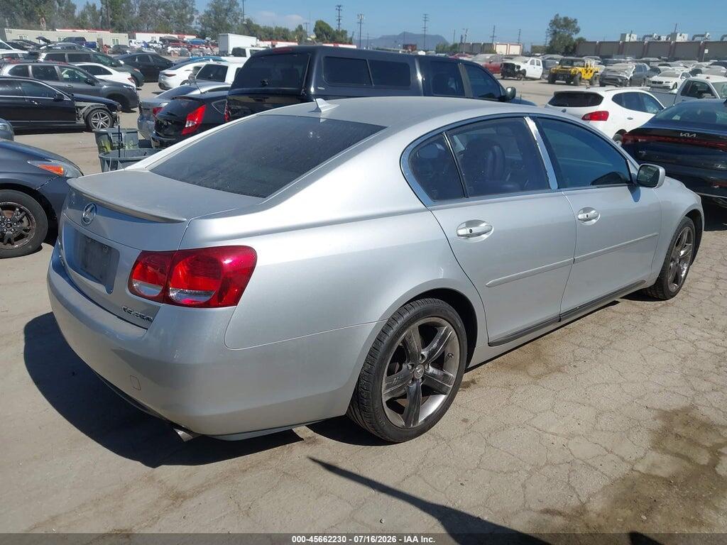 JTHBE96S170026106 2007 LEXUS GS 350 photo no. 4
