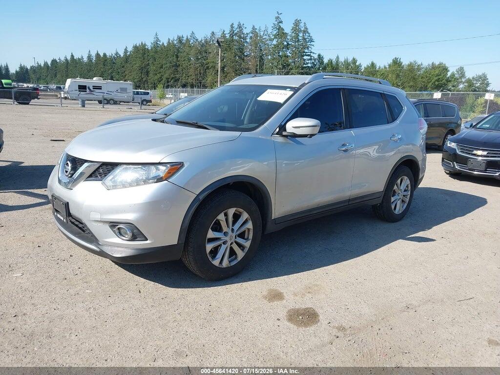 KNMAT2MV6GP644567 2016 NISSAN ROGUE photo no. 2