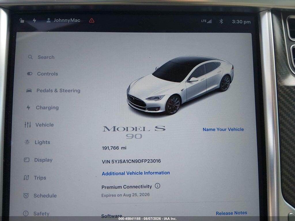 5YJSA1CN9DFP23016 2013 TESLA MODEL S photo no. 7