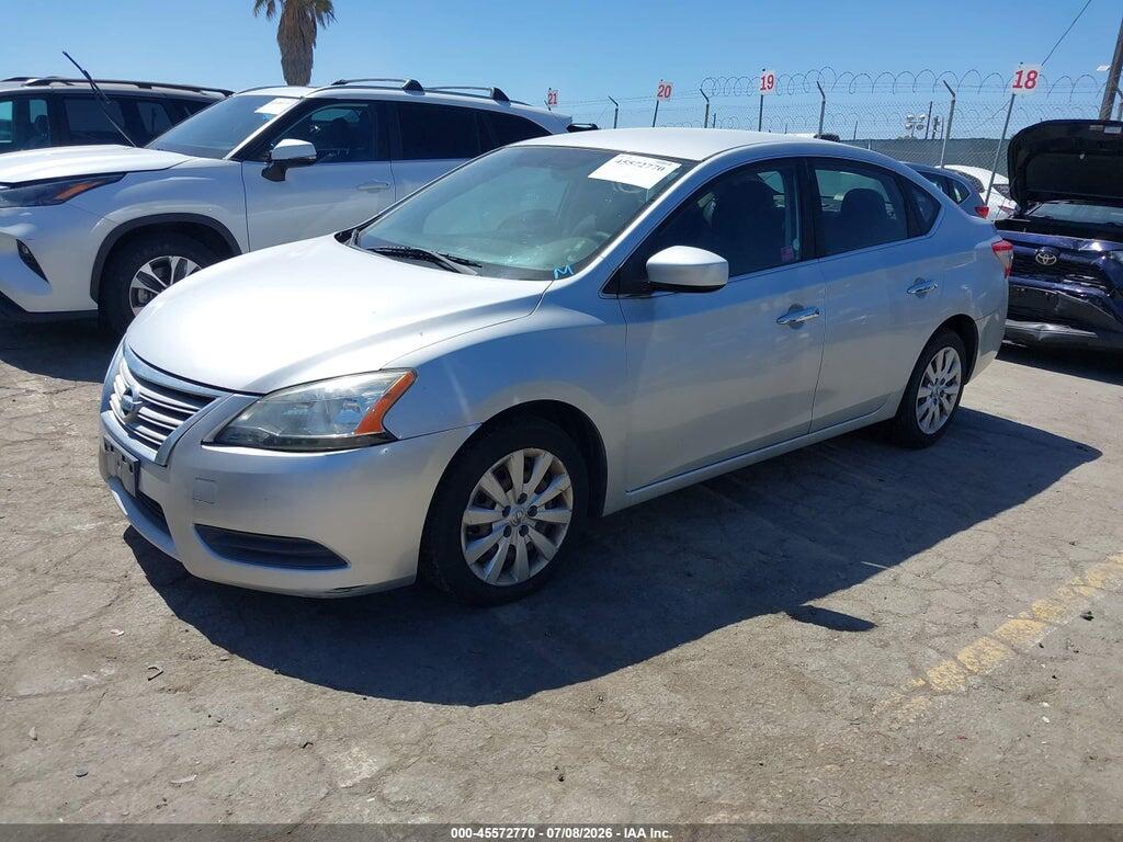3N1AB7AP8EL657211 2014 NISSAN SENTRA photo no. 2