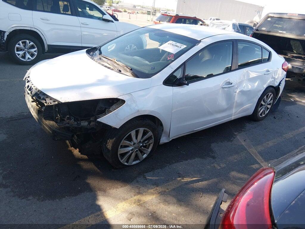 KNAFX4A69E5228473 2014 KIA FORTE photo no. 2