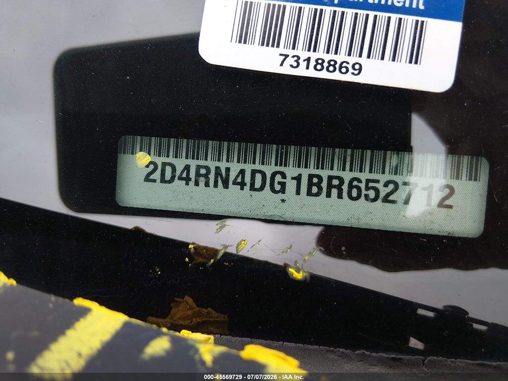 2D4RN4DG1BR652712 2011 DODGE GRAND CARAVAN photo no. 11