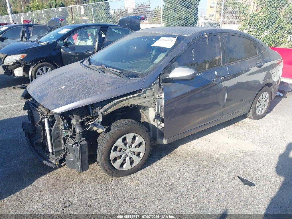 KMHCT4AE3GU092645 2016 HYUNDAI ACCENT photo no. 2