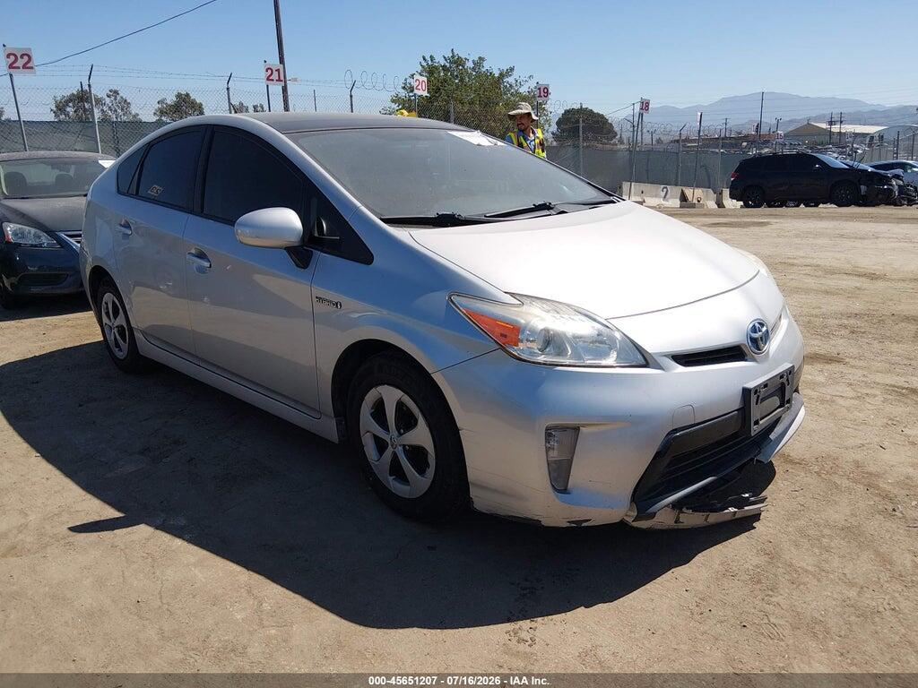 JTDKN3DU0E0382465 2014 TOYOTA PRIUS photo no. 1