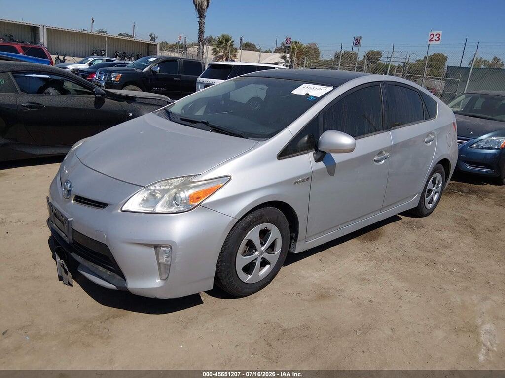 JTDKN3DU0E0382465 2014 TOYOTA PRIUS photo no. 2