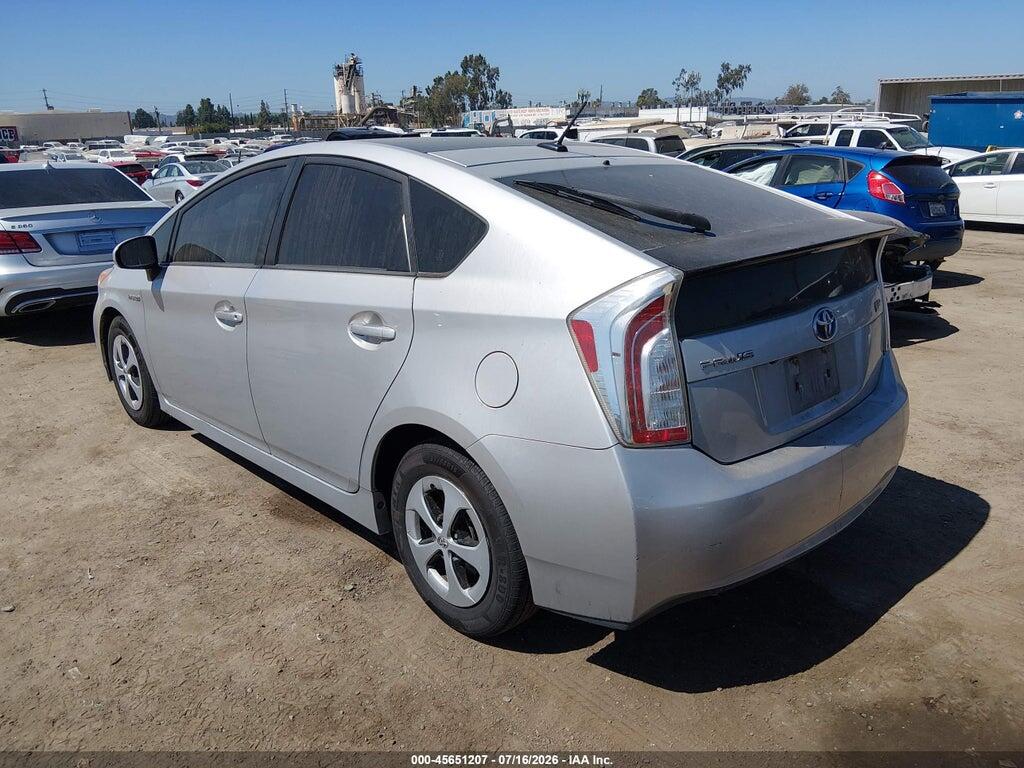 JTDKN3DU0E0382465 2014 TOYOTA PRIUS photo no. 3