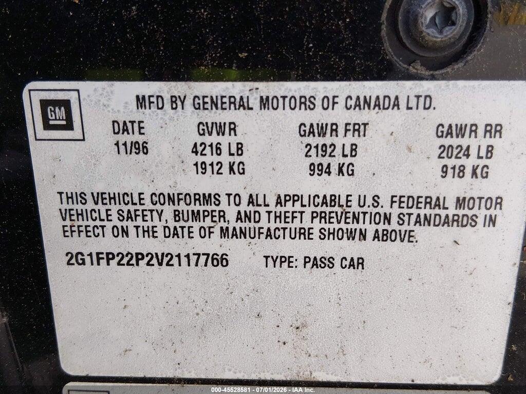 2G1FP22P2V2117766 1997 CHEVROLET CAMARO photo no. 9