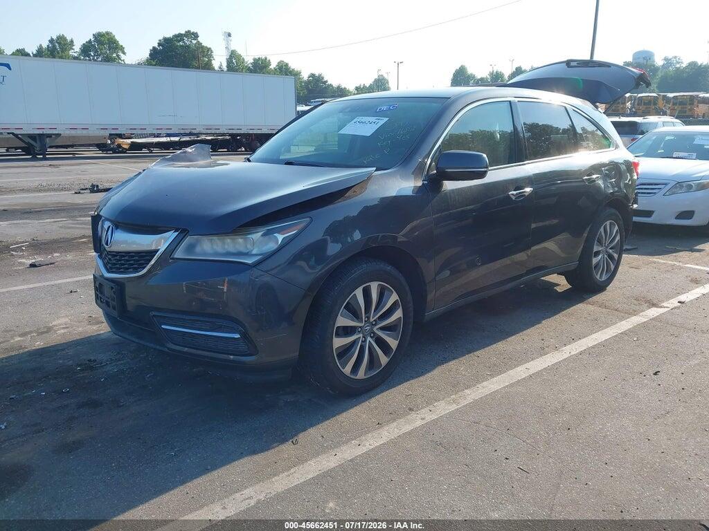 5FRYD4H45EB017602 2014 ACURA MDX photo no. 2