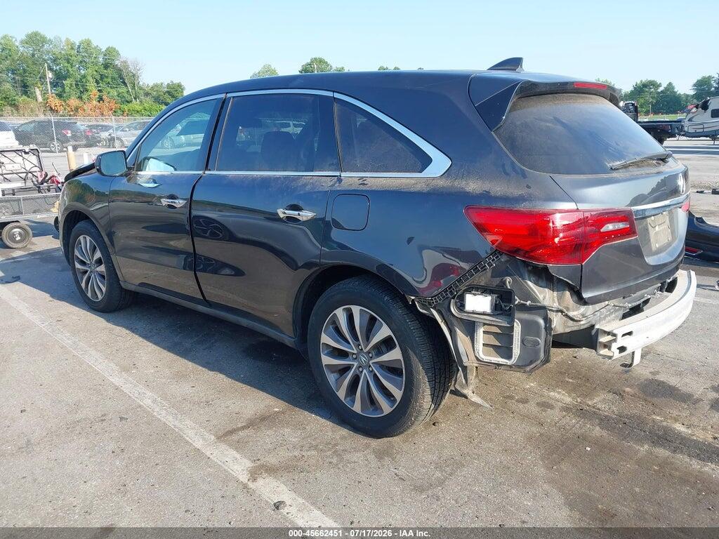 5FRYD4H45EB017602 2014 ACURA MDX photo no. 3