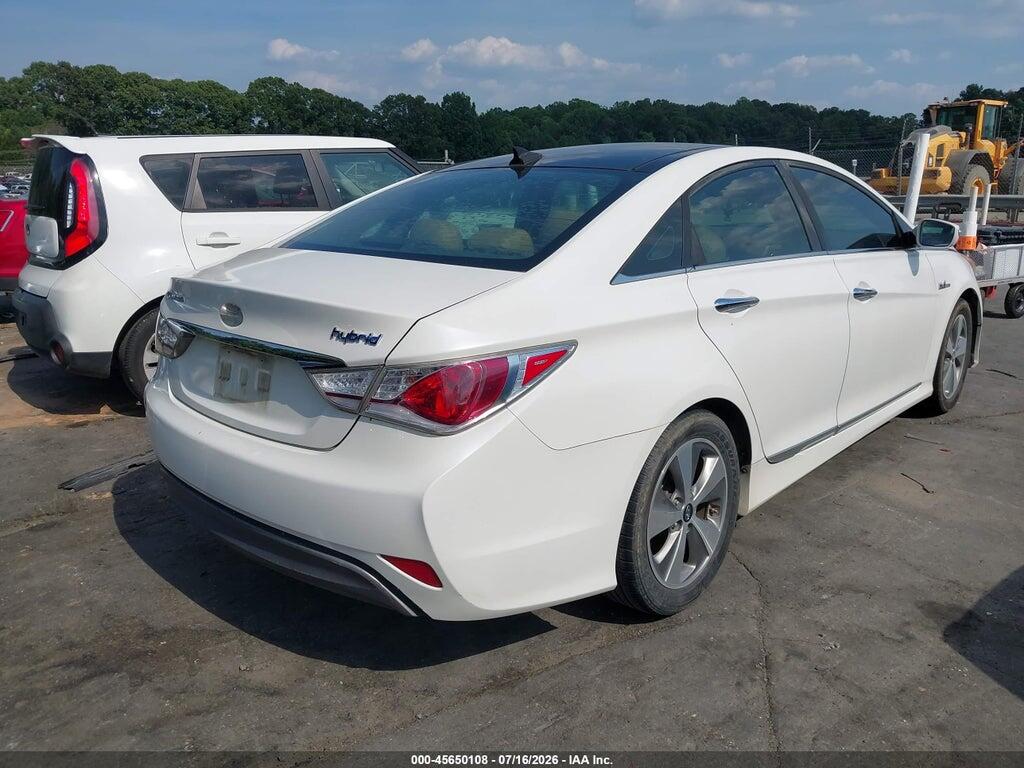 KMHEC4A48CA023137 2012 HYUNDAI SONATA HYBRID photo no. 4