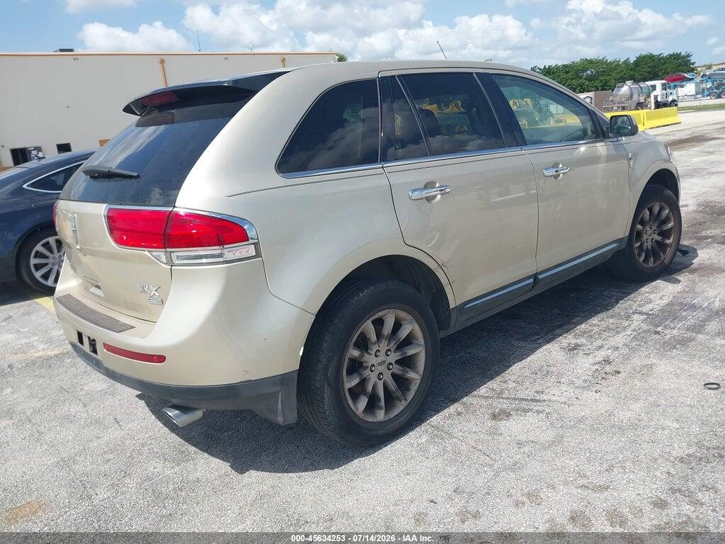 2LMDJ8JK9BBJ32379 2011 LINCOLN MKX photo no. 4