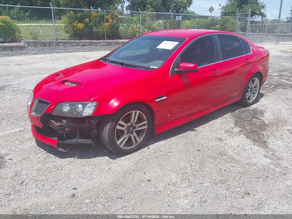 6G2ER57798L144403 2008 PONTIAC G8 photo no. 2
